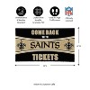 Evergreen Come Back with Tickets New Orleans Saints 28" x 16" Woven PVC Indoor Outdoor Doormat - 2 of 4