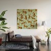 Cat Coquillette Tiger Collection Mint Orange Wood Wall Mural - Society6 - 2 of 2