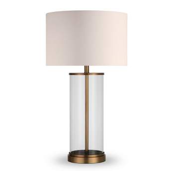 Hampton & Thyme 28" Tall Table Lamp with Fabric Shade