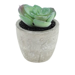 Unique Bargains Artificial Plants Plastic Pink 2.36"x2.36"x2.76" 1 Pcs - 1 of 4