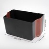Unique Bargains Car Foldable Portable Front Rear Seats Trash Bin With Hook 1 Pc - 3 of 4