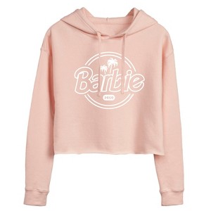 Women's - Barbie - Retro Logo 1959 Cropped Graphic Hoodie - 1 of 3