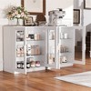Dovelina Gershwin Accent Storage Cabinet - Versatile Organizer with Adjustable Shelves and Cable Management - 3 of 4