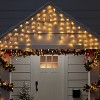175ct LED Christmas Icicle Lights Spool Warm White with White Wire - Wondershop™ - 2 of 4