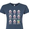 Women's - Star Wars - The Mandalorian Mandalorian Moods Fitted Graphic T-Shirt - 2 of 3