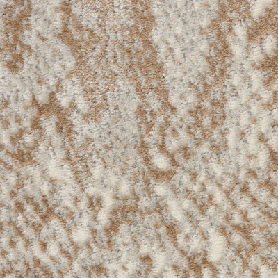 Ivory Beige 8' x 10' Abstract Animal Print Area Rug