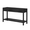 Console Table Entryway Narrow with Drawers and Shelf, Wood Accent Table for Hallway, Living Room or Foyer-Maison Boucle - 4 of 4
