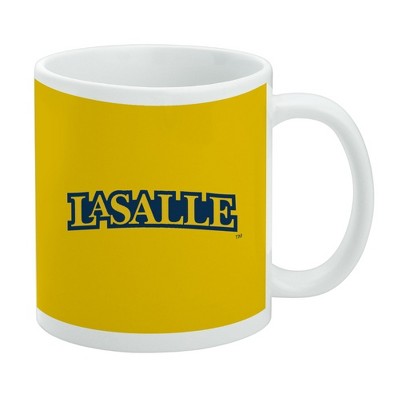 La Salle University Secondary Logo Ceramic Coffee Mug Novelty Gift Mugs for Coffee Tea and Hot Drinks 11oz White