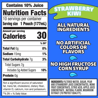 Capri Sun Strawberry Kiwi Pack - 10pk/6 fl oz Pouches_14