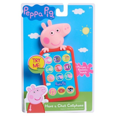 Peppa Pig Light-Up Toy Cell Phone with Interactive & Realistic Sounds - Perfect Gift for Kids Ages 3 and Up