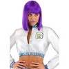 HalloweenCostumes.com  Women Women's Cosmic Purple Wig, Purple - 3 of 4