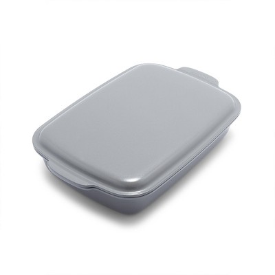 Advance Select Premium Nonstick Oblong Baking Pan, 9 X 13-Inch, Steel,  Silver