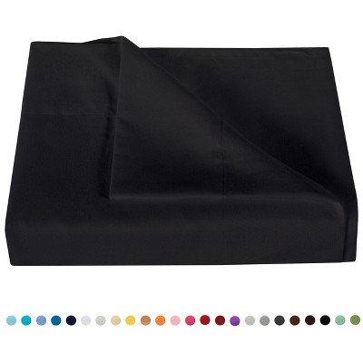 Brushed Microfiber Flat Sheet Only, Super Soft Hotel Quality Top Sheet - NTBAY