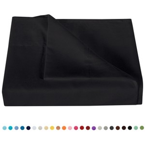 Brushed Microfiber Flat Sheet Only, Super Soft Hotel Quality Top Sheet - NTBAY - 1 of 4
