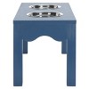 Lilith Double Pet Feeder - Removable Stainless Steel Bowls - Cat/Dog - PET5702 - Safavieh Pets - 4 of 4