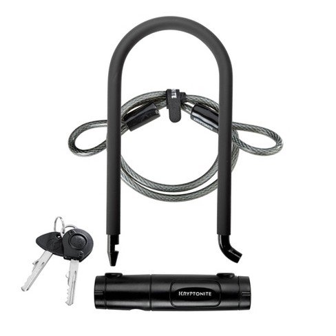 KRYPTONITE Keeper 12 STD Long Shackle U-Lock with Bicycle Lock Bracket