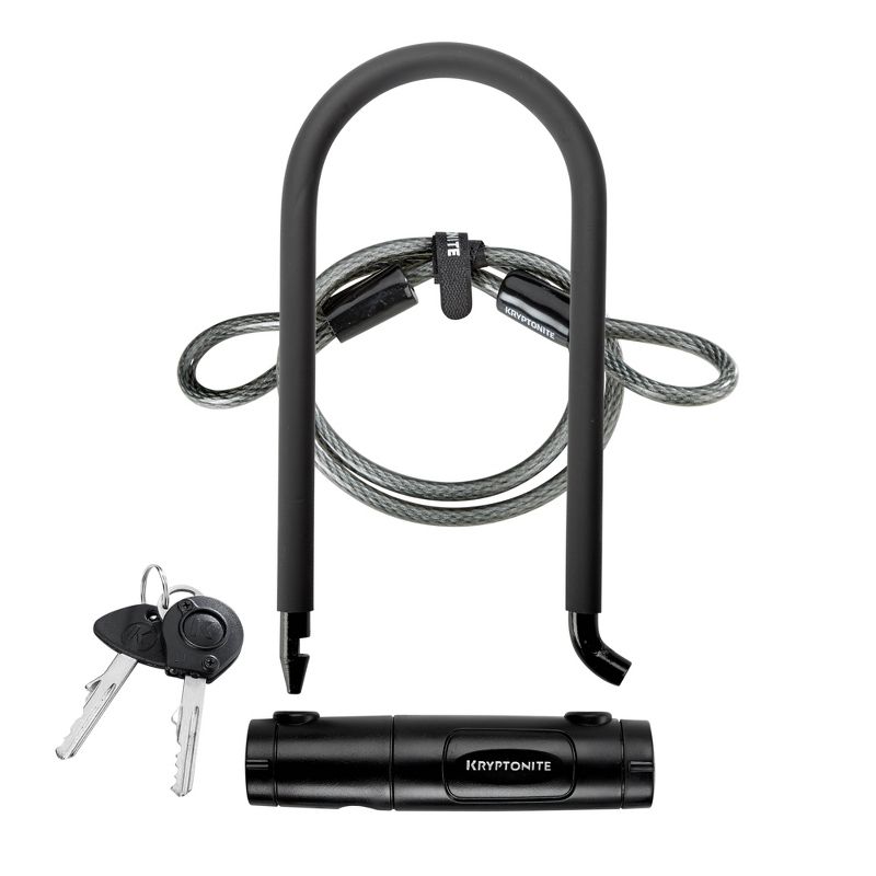 Kryptonite U-Lock Bicycle Lock &#38; Cable - 12mm, 1 of 10