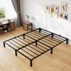 Flat Iron Bed - Screw-Free Bed Frame, Tool-Free Assembly Bed, Disassembled Bed Frame, Durable Iron Bed, and Modern Bed Frame - 2 of 4