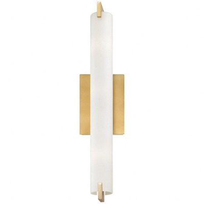 George Kovacs Lighting Tube 1 - Light Vanity in  Honey Gold