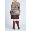 ELOQUII Women's Plus Size Mini Sweater Dress - 3 of 3