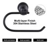 WOWOW 5-Piece Bath Hardware Set with Towel Bar, Toilet Paper Holder, Towel Ring and Towel Hook Included - 3 of 4