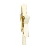 Cody Foster 8.5 Inch Star Burst Tree Topper White Gold 5 Point Star Tree Toppers - 2 of 3