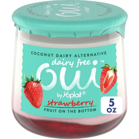 Oui by Yoplait Strawberry Whole Milk French Style Yogurt Jars, 4