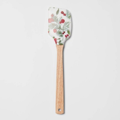 christmas rubber spatula