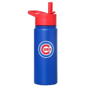 Wildkin MLB Major League Baseball 18 oz Insulated Stainless Steel Water Bottle - 1 of 4