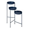 Kate and Laurel Finn Plant Stand, Navy Blue - 2 of 4
