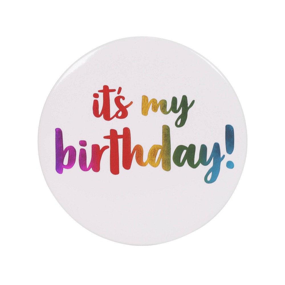 Birthday Button Party Favor - Spritz