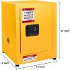 17" x 17" x 22" Galvanized Steel Safety Cabinet - Industrial-Grade Flammable Storage with Adjustable Shelf - 2 of 4