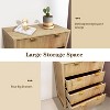 homfan Chest of 4-Drawer for Living Room, Bedroom, Nursery Hallway Closet - 4 of 4