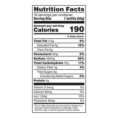 Albuquerque Homestyle Flour Tortillas - 21.67oz/10ct