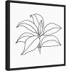 16" x 16" Foliage Contour III by Annie Warren Framed Canvas Wall Art - Amanti Art: Modern Lithograph, Sawtooth Back Mount - 2 of 4