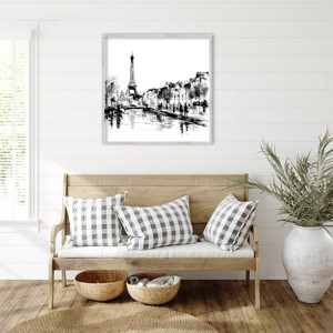 Amanti Art Illustrated City III Paris by Walker Noble Framed Wall Art Print - 1 of 4