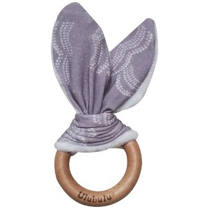 Ulubulu Wooden Teether + Crinkle Fabric - 1 of 4