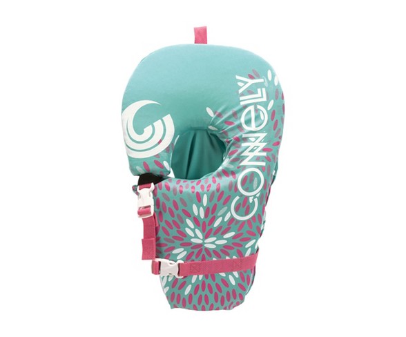 Cwb Connelly Infant Baby Safe And Soft Nylon Water Pool Life Vest Jacket, Teal