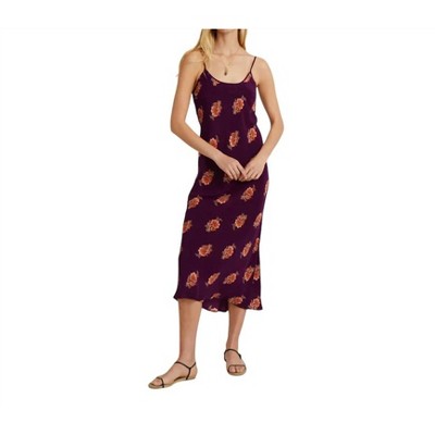 Women's Lily Silk Slip Midi Dress - CHAN LUU