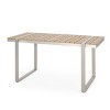 CAVINAS 62.75 Inch Rectangle Patio Table,Outdoor Dining Table with Aluminum Frame,Patio Dining Table for 4 to 6 - 4 of 4