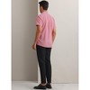 INSPIRE CHIC Men's Cotton Short Sleeve Formal Button Down Regular Fit Plaid Dress Shirts - 3 of 4