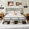 MaseiKar FULL Size Open-Frame Bed with Upholstered Headboard 78.5" x 54.9" x 41.7" - 3 of 4