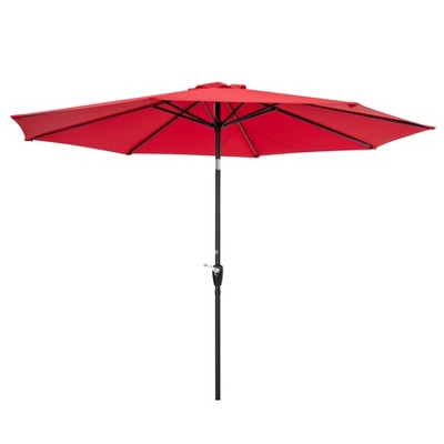 9.8' Outdoor Market Umbrella - Red - Nuu Garden