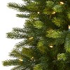 6ft. Fir Artificial Christmas Tree in Decorative Planter with 350 Clear Warm LED Lights & 504 Branches – Festive X-Mas Accent - 3 of 4