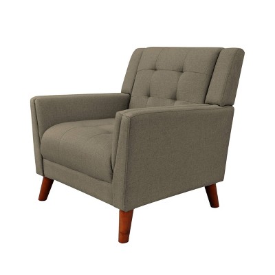 Candace Mid-century Modern Armchair Walnut - Christopher Knight Home ...