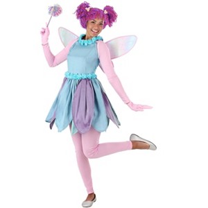 HalloweenCostumes.com Women's Sesame Street Abby Costume, Blue Sesame Street Abby Cadabby Muppet Costume - 1 of 4