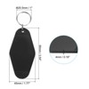 Unique Bargains Blank Vintage Motel Hotel Keychains Key Tag 24 Pcs - 2 of 4