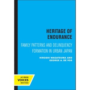 Heritage of Endurance - by  Hiroshi Wagatsuma & George A de Vos (Paperback) - 1 of 1