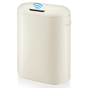 13 Gallon Automatic Trash Can, Touchless Motion Sensor Kitchen Garbage Can with Soft-Close Lid, 50L Slim Waste Bin for Bathroom Living Room Office - 1 of 4