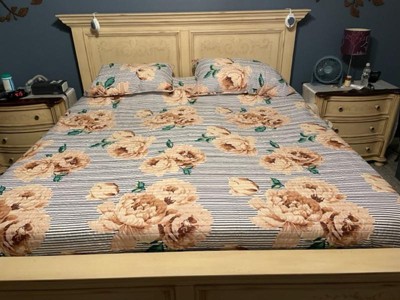 Lush Décor 3pc King Mira Vintage Floral Reversible Oversized Quilt